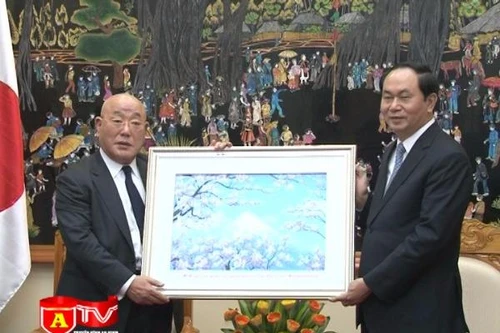 Bộ trưởng Trần Đại Quang tiếp Cố vấn cấp cao của Thủ tướng Nhật Bản