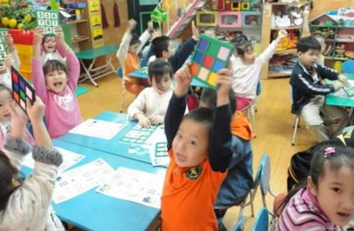 Bốc thăm trúng tuyển vào trường Mầm non