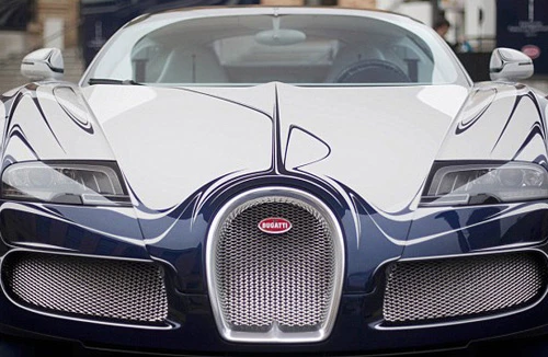 Cận cảnh Bugatti L'Or Blanc bằng sứ