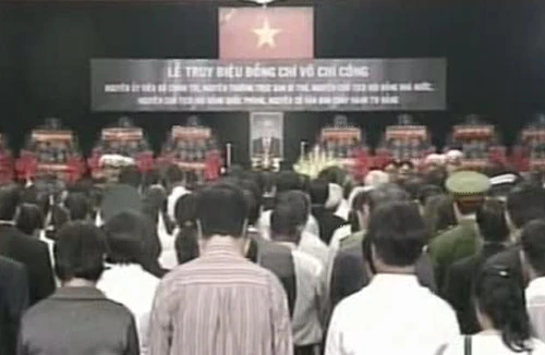 Lễ truy điệu đồng chí Võ Chí Công