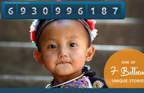 Dân số thế giới đạt 7 tỷ người