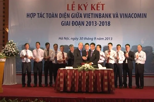 VietinBank và tập đoàn công nghiệp than – khoáng sản kí kết hợp tác chiến lược