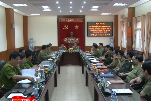 BTL Cảnh vệ và CATP HN sơ kết công tác phối hợp đảm bảo ANTT