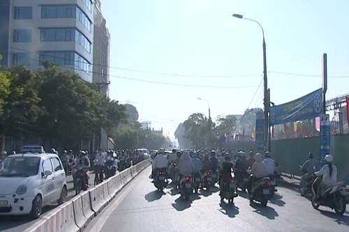 Khởi công xây dựng đường vành đai 2 đoạn Ngã Tư Sở - Ngã Tư Vọng