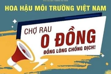 Cuộc thi “Hoa hậu môi trường Việt Nam” mở “Phiên chợ 0 đồng” 
