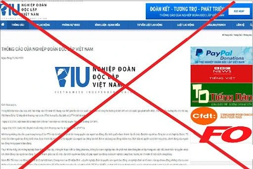 Lật tẩy mưu đồ đen tối dưới vỏ bọc tổ chức “Công đoàn độc lập Việt Nam” 