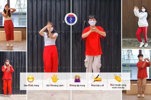 “Vũ điệu 5K” kêu gọi mọi người cùng nhau đẩy lùi dịch Covid-19 