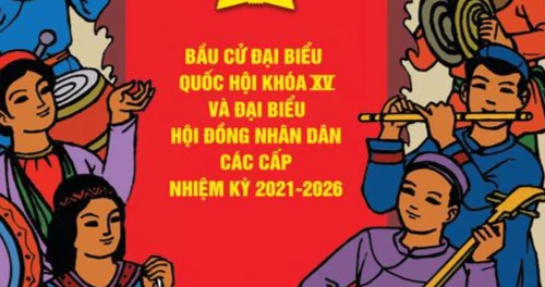 Vẽ tranh cổ động về bầu cử là niềm vinh dự với mỗi nghệ sĩ