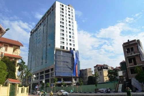 Hà Nội ứng vốn để tháo dỡ công trình 8B Lê Trực, không để kéo dài thêm