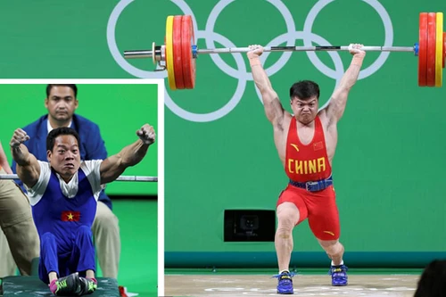 Thú vị: Nhà vô địch Olympic người Trung Quốc còn thua xa mức tạ của Lê Văn Công