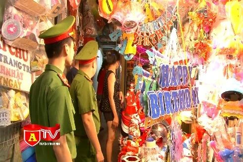 Đảm bảo an toàn cháy, nổ ở khu chợ Trung thu truyền thống