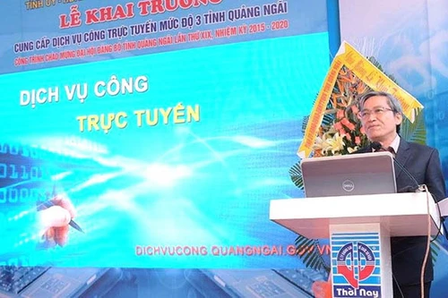 Quảng Ngãi triển khai "Tỉnh điện tử đồng bộ"