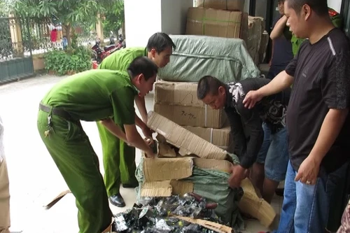 Thu giữ hàng nghìn khẩu súng đồ chơi nhập lậu