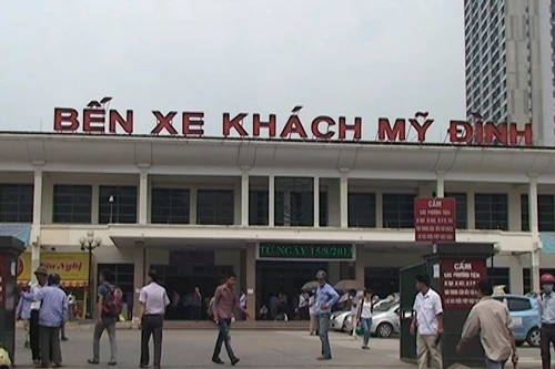 Điều chuyển các tuyến xe khách tại bến Mỹ Đình