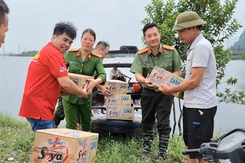 Nghĩa tình của An ninh Thủ đô với người dân huyện Thanh Liêm, tỉnh Hà Nam