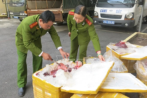 Thu giữ trên 300kg gan bò "mập mờ" đang chuẩn bị “xuất khẩu”