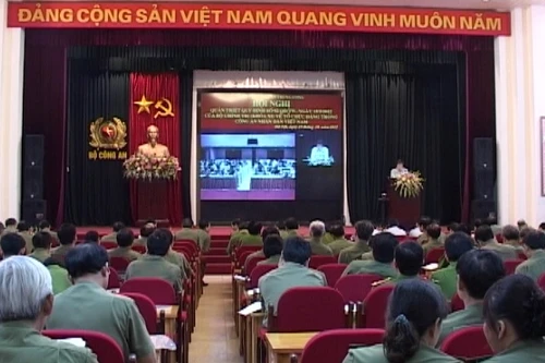 Tổ chức Đảng trong CAND trong sạch, vững mạnh