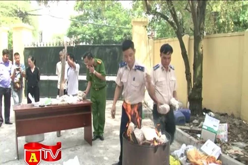 Tiêu hủy hơn 20kg ma túy