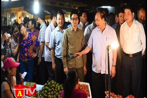 Thủ tướng Chính phủ kiểm tra công tác VSATTP ở Hà Nội