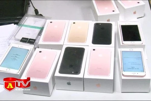 CAQ Ba Đình thu giữ 8 điện thoại Iphone 7 nhập lậu