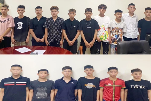 Mâu thuẫn cá nhân, 2 nhóm trai làng vác đao tự chế và vỏ chai hỗn chiến