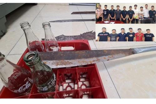 Lạnh gáy với những hung khí các thanh, thiếu niên mang đi hỗn chiến trong đêm