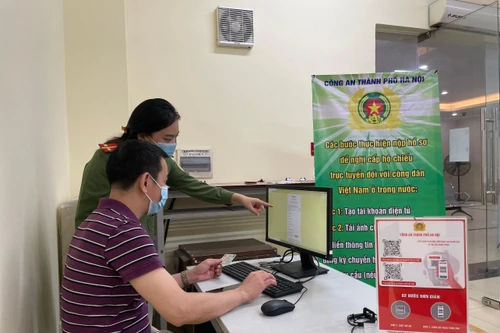 Hà Nội chính thức cấp hộ chiếu phổ thông không gắn chip trên Cổng dịch vụ công Quốc gia