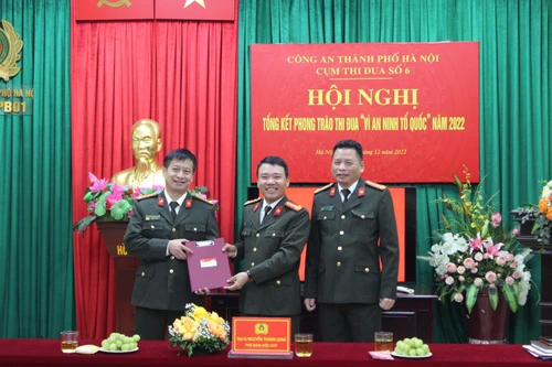 Cụm thi đua số 6 - Công an thành phố Hà Nội: Thực hiện tốt các nhiệm vụ chính trị được giao