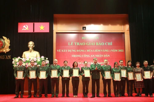 An ninh Thủ đô đạt giải A Giải Búa liềm Vàng Bộ Công an