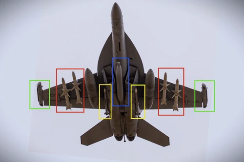 Tiêm kích EA-18G Growler Mỹ lộ cấu hình tác chiến điện tử trong chiến dịch không kích Iran