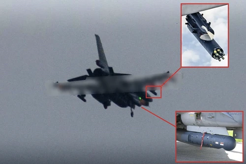 F-16 Ukraine phóng rocket dẫn đường và tên lửa 1 triệu USD hạ UAV Nga