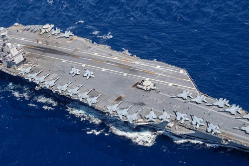 USS Gerald R. Ford - Siêu tàu sân bay 13 tỷ USD của Mỹ đang hoạt động tại Trung Đông