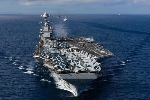 Vì sao Mỹ triệt thoái tàu sân bay mạnh nhất của mình rời khỏi Trung Đông giữa lúc chiến sự leo thang?