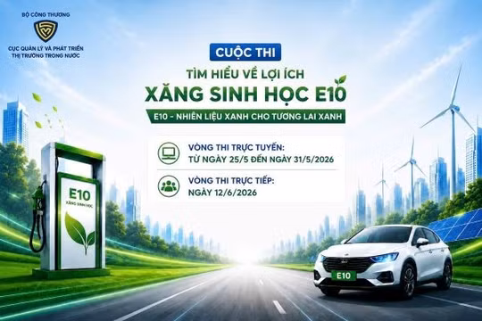 Phát động Cuộc thi “Tìm hiểu lợi ích của xăng sinh học E10”