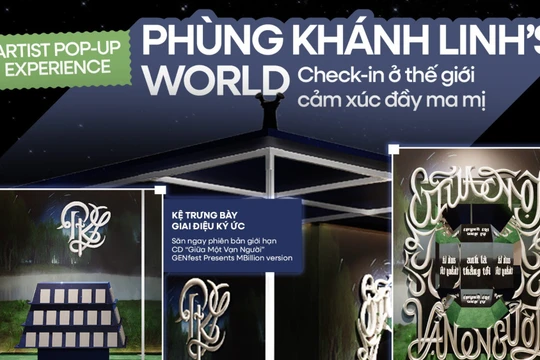 Dàn nghệ sĩ “chịu chơi” với loạt không gian trải nghiệm trước giờ diễn GENfest