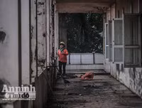 [ẢNH] Cận cảnh khu bệnh viện đang được cải tạo thành nơi điều trị bệnh nhân Covid -19 ở Hà Nội