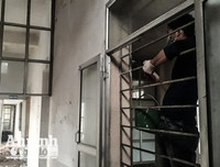 [ẢNH] Cận cảnh khu bệnh viện đang được cải tạo thành nơi điều trị bệnh nhân Covid -19 ở Hà Nội