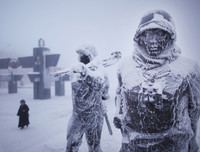 Khám phá ngôi làng quanh năm băng giá