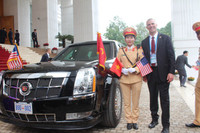 Những góc ảnh 'riêng' về các kíp CSGT dẫn đoàn Tổng thống Mỹ