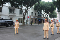 Những góc ảnh 'riêng' về các kíp CSGT dẫn đoàn Tổng thống Mỹ