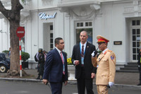 Những góc ảnh 'riêng' về các kíp CSGT dẫn đoàn Tổng thống Mỹ