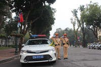 Những góc ảnh 'riêng' về các kíp CSGT dẫn đoàn Tổng thống Mỹ