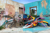 Nghệ sĩ Bồ Đào Nha tái chế rác thành tác phẩm nghệ thuật