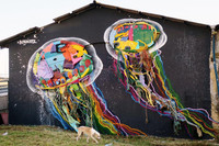 Nghệ sĩ Bồ Đào Nha tái chế rác thành tác phẩm nghệ thuật