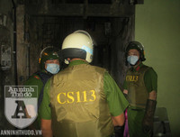 [ẢNH] Trấn áp đối tượng manh động cố thủ: Những khoảnh khắc căng như dây đàn