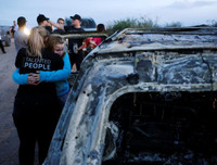 [ẢNH) Những hình ảnh đau lòng về vụ tấn công đẫm máu nhất nhằm vào người Mỹ ở Mexico