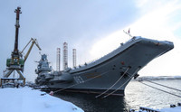 [ẢNH] Tàu sân bay Đô đốc Kuznetsov chuẩn bị 