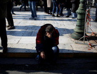 [Ảnh] Cảnh xung đột giữa người biểu tình và cảnh sát ở Athens