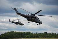 [ẢNH] Cách trực thăng chiến đấu Nga hoá giải đòn tấn công sinh tử của tên lửa vác vai