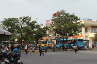 [Ảnh] Lực lượng Công an tăng cường tại khu vực bến xe phục vụ nghỉ 2-9